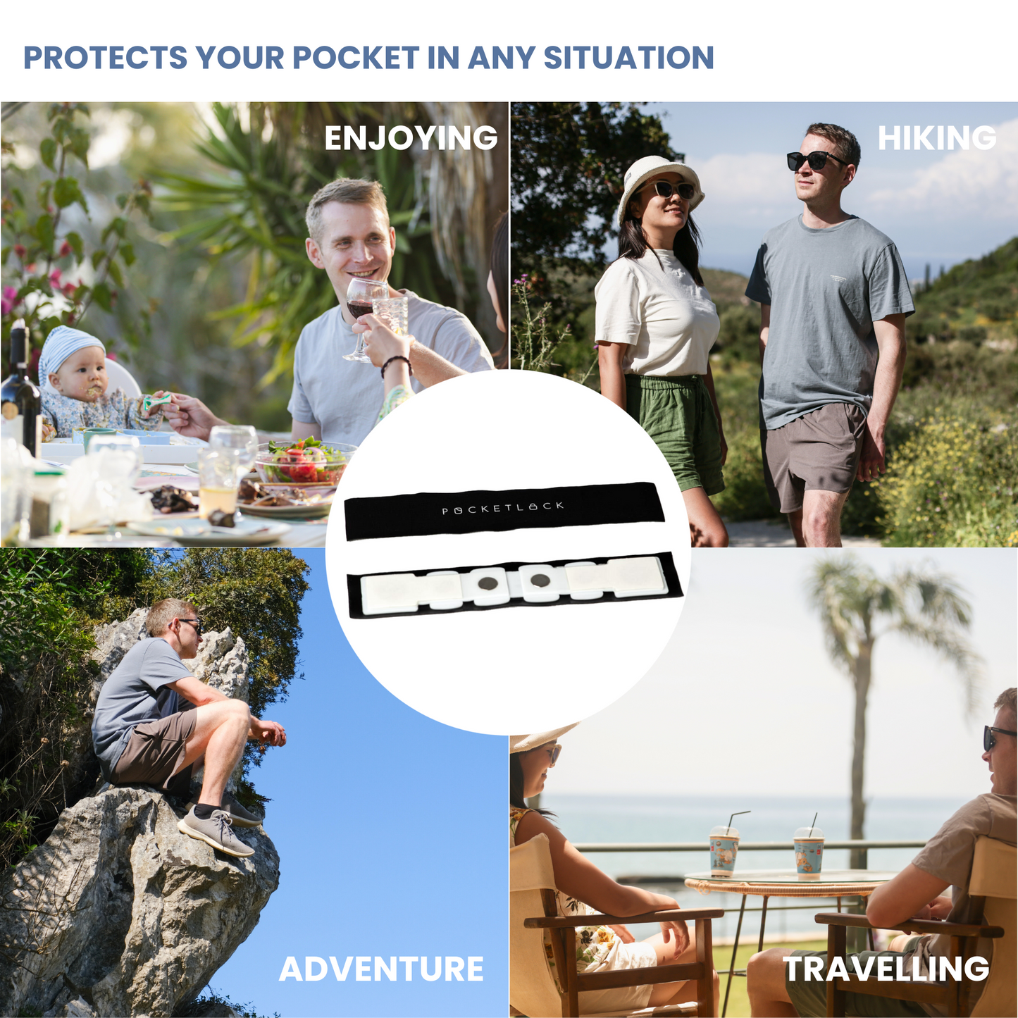 4 X PocketLock - Secures 4 pockets