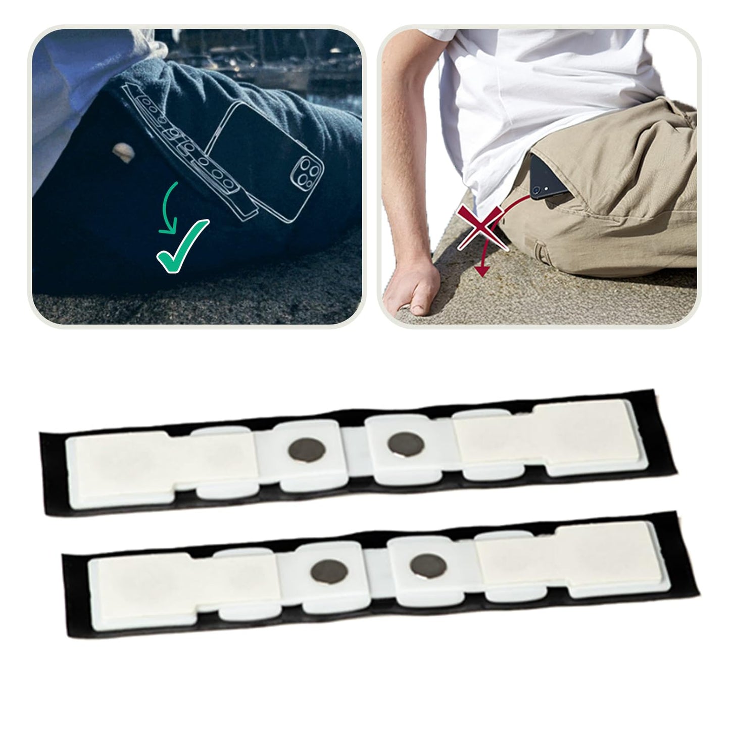 4 X PocketLock - Secures 4 pockets
